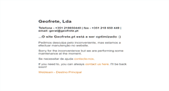 Desktop Screenshot of geofrete.pt